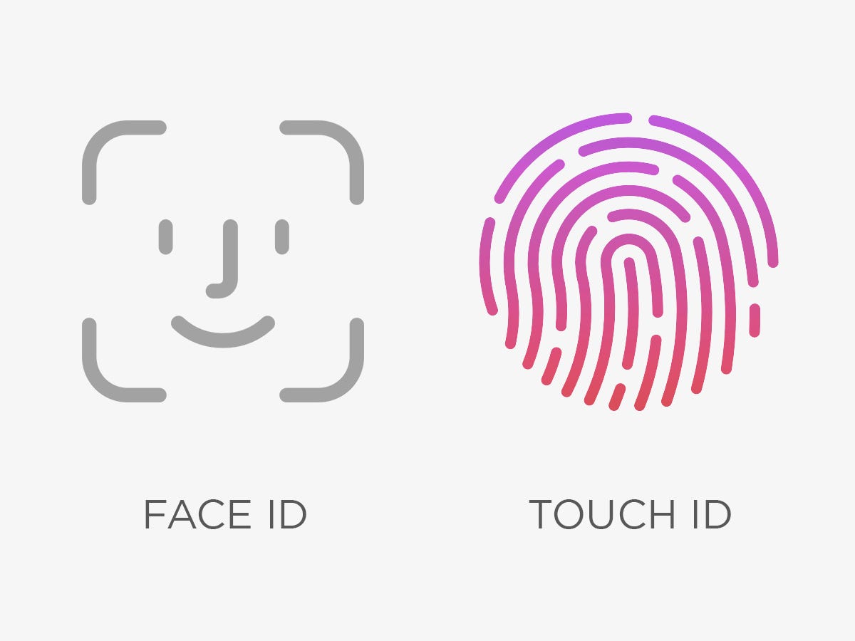 Reconnaissance faciale et empreinte digitale sur smartphone